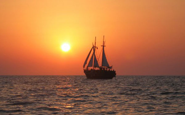 Sunset on Board